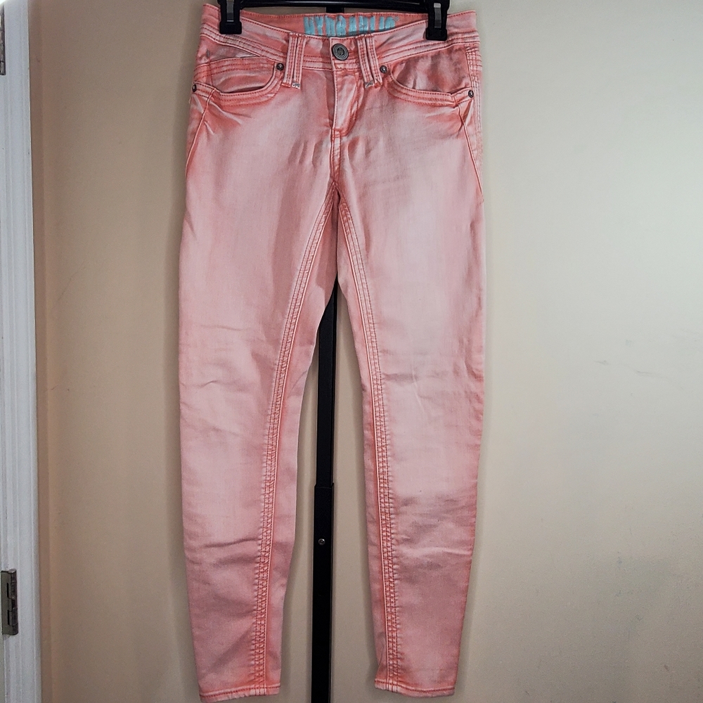 Hydraulic Bailey Pink Skinny Jeans 5 Pocket 7/8